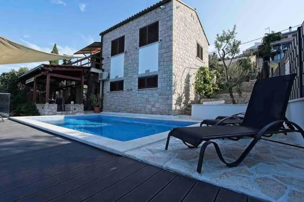 Beachfront Villa With Pool - Myway Trogir 0*,  Croatia